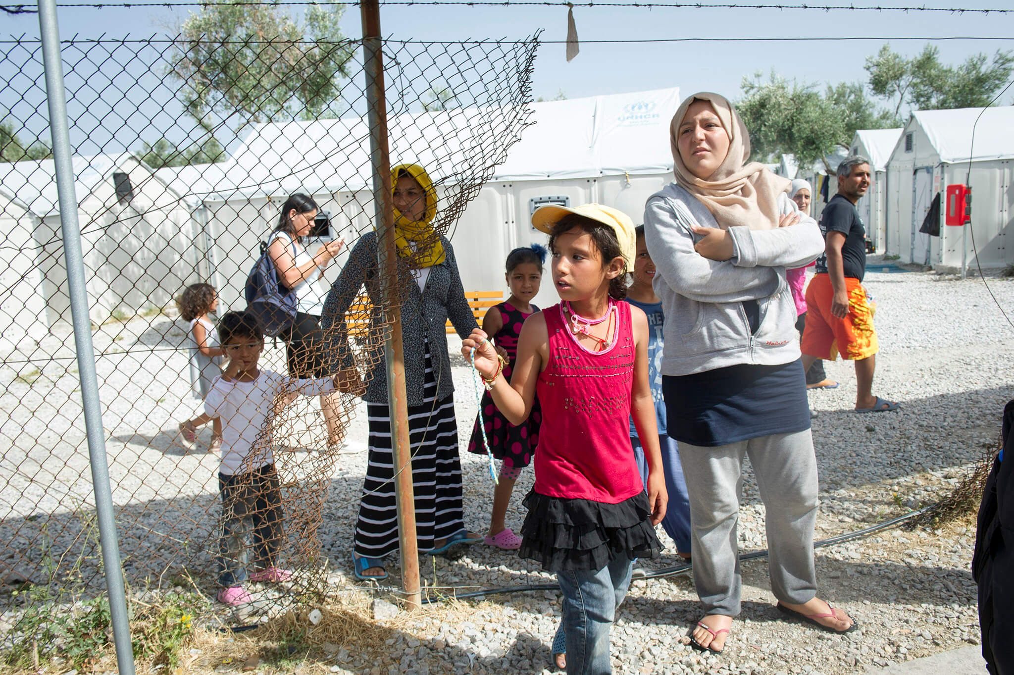 Vluchtelingenkamp Kara Tepe op Lesbos